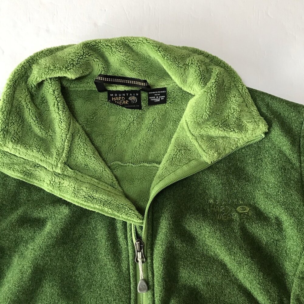 Mountain Hardware Jacket Womens Medium Green Flee… - image 3